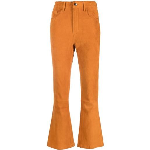 PAULA pantaloni svasati - arancione