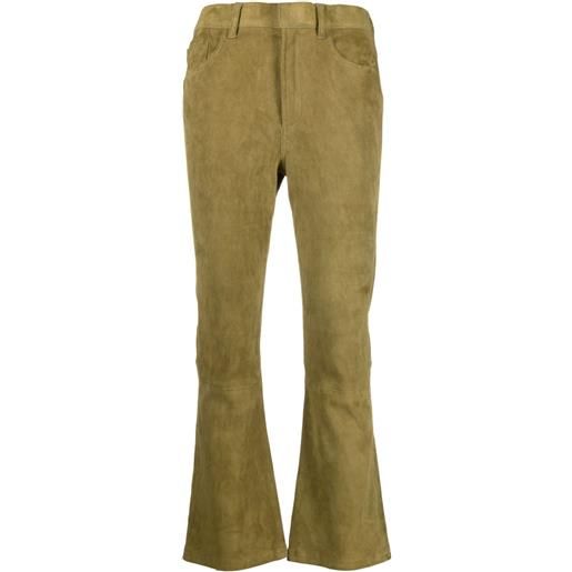 PAULA pantaloni svasati - verde