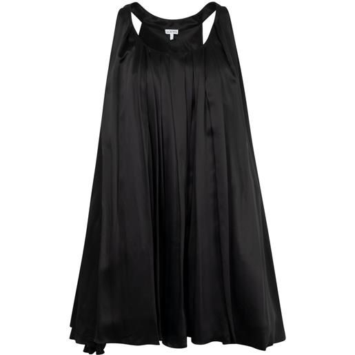 LOEWE abito corto a trapezio - nero