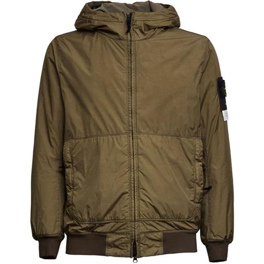 Stone Island giacca 4100110 crinkle reps ny - verde