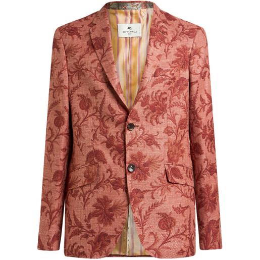 ETRO blazer monopetto - rosso