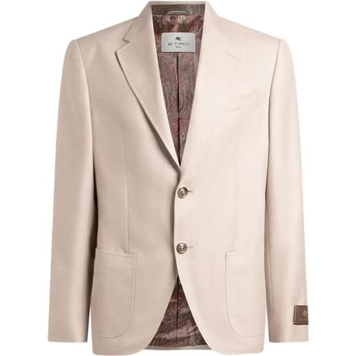ETRO blazer monopetto - toni neutri