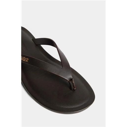 Dsquared2 infradito in pelle Dsquared2