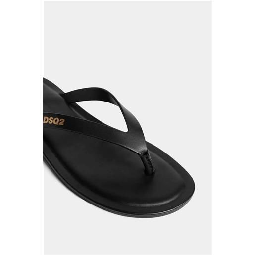 Dsquared2 infradito in pelle Dsquared2