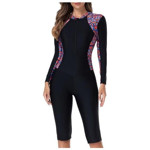 MJGkhiy Costume Da Bagno Donna Curvy SGAMBATO Costume A Pantaloncino Intero Costumi Interi Da