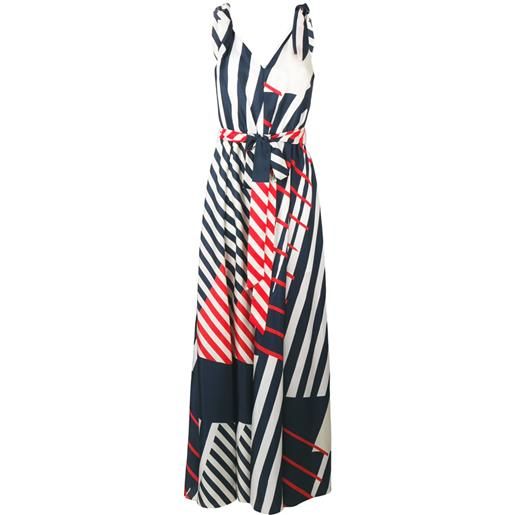 Paule Ka abito da sera a righe - bianco