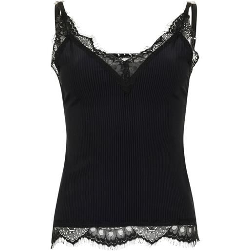 Philipp Plein canotta a coste - nero