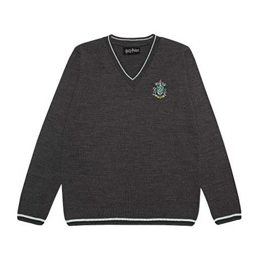 Maglietta Donna Harry Potter Chibi, Girocollo, 100% Cotone, Rossa, Vestibilità Regolare, Merchandising Ufficiale