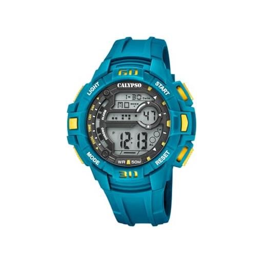 Calypso Orologio Uomo Gomma Nera - Quarzo, Impermeabile 10 ATM - Orologio Uomo Casual - K5753/6 Street Style