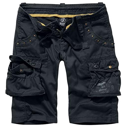 Brandit soho donna shorts nero 30 65% poliestere, 35% cotone straight
