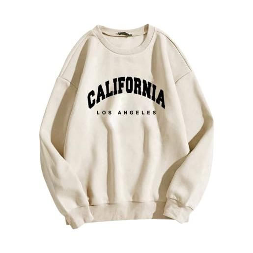 Felpa Con Cappuccio Donna Oversize Con Scritta Inglese 'Good Day', Felpa Preppy Universitaria Morbida, Felpona Estetica Per Ragazze E Adolescenti