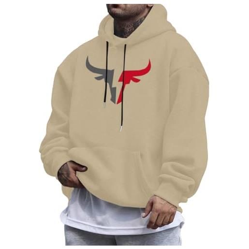 Felpa Con Cappuccio Uomo Camp David, Ampia, Con Ricami Artistici, Nero, Taglia M (modello 188 Cm) - 4