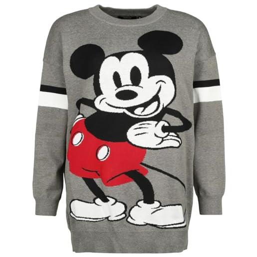 Mickey Mouse Minnie & Topolino Twinkle Donna Maglia Maniche Lunghe Rosso 3XL 95% Viscosa, 5% elasthane Largo