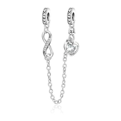 925 personalizzato in argento sterling gioielli da donna catena a mano bracciali