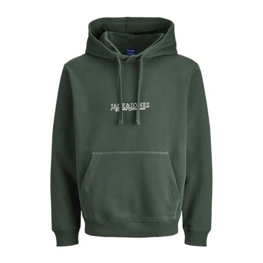 JACK & JONES jorbleecker minimal sweat hood, simmetria, xl uomo