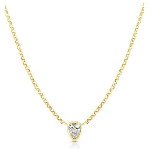 Liu Jo collana donna liu jo luxury collezione essential in acciaio gold goccia codice lj2532