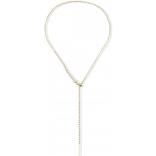 Liu Jo collana donna acciaio dorato liu jo luxury essential codice lj2828