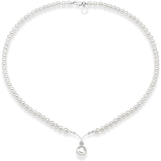 Comete collana donna comete fantasia di perle goccia oro diamante codice fwq118