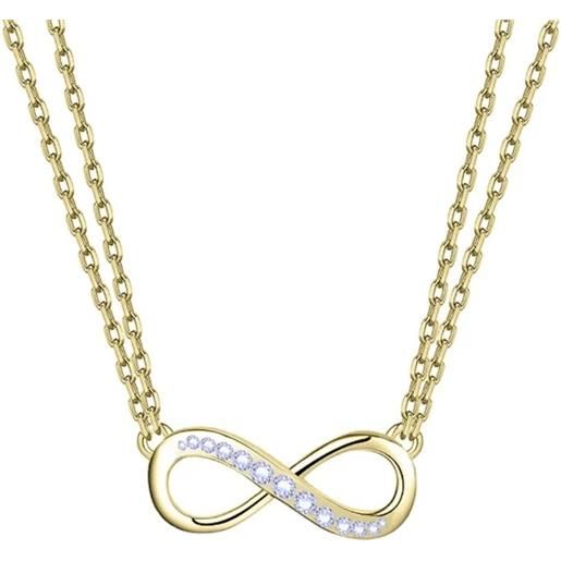 Liu Jo collana donna liu jo luxury simbolo infinito collezione essential in acciaio codice lj2514