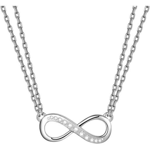 Liu Jo collana donna liu jo luxury simbolo infinito collezione essential in acciaio codice lj2513