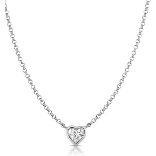 Liu Jo collana donna liu jo luxury pendente cuore collezione essential in acciaio silver codice lj2527