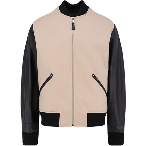 Givenchy bomber con inserti - nero