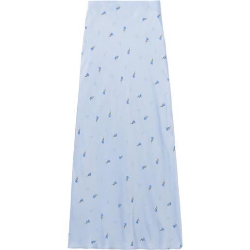 Claudie Pierlot gonna midi a fiori - blu