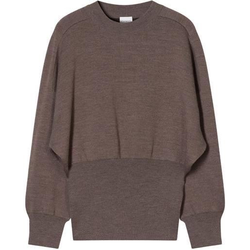 Closed maglione a girocollo a maniche lunghe - marrone