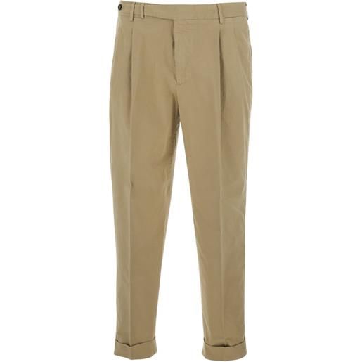 PT Torino pantaloni con pinces - toni neutri
