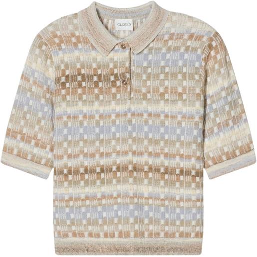 Closed polo a maniche corte - toni neutri