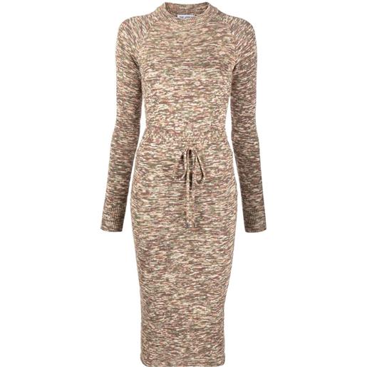 The Attico abito midi - marrone