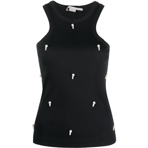 Stella McCartney canotta con decorazione - nero
