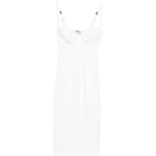 Elisabetta Franchi abito midi - bianco