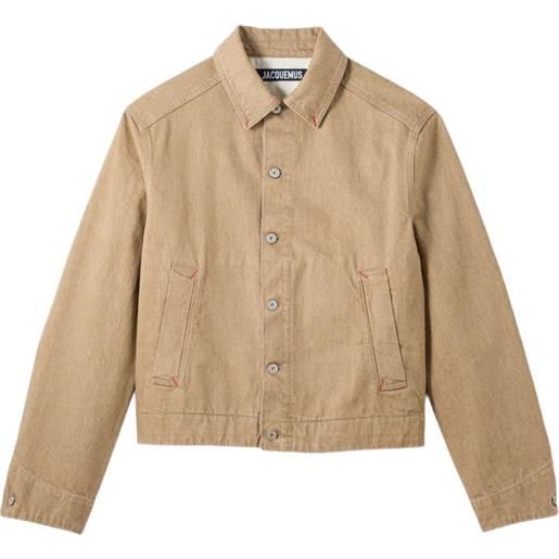 Jacquemus giacca mirada de-nîmes - toni neutri