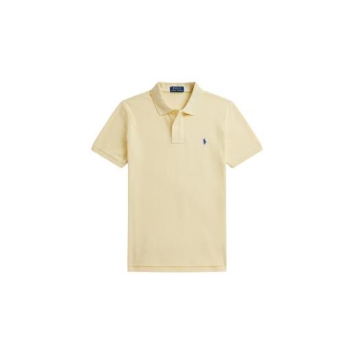 Polo Ralph Lauren per ragazzo. 323703632512 polo the iconic giallo [3305388], casual, cotone, manica corta, moda per bambini