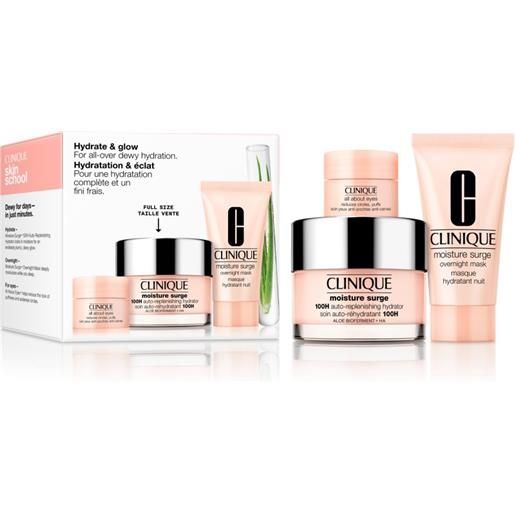 Clinique hydrate & glow set 1 pz