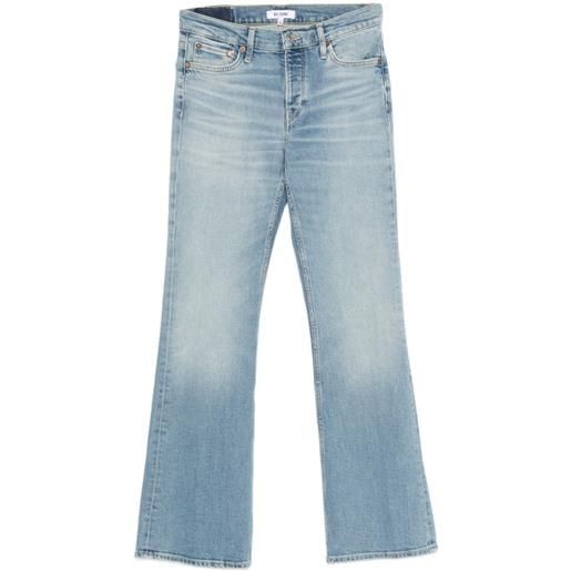RE/DONE jeans con bottoni - blu