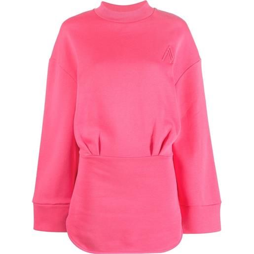 The Attico abito modello felpa - rosa
