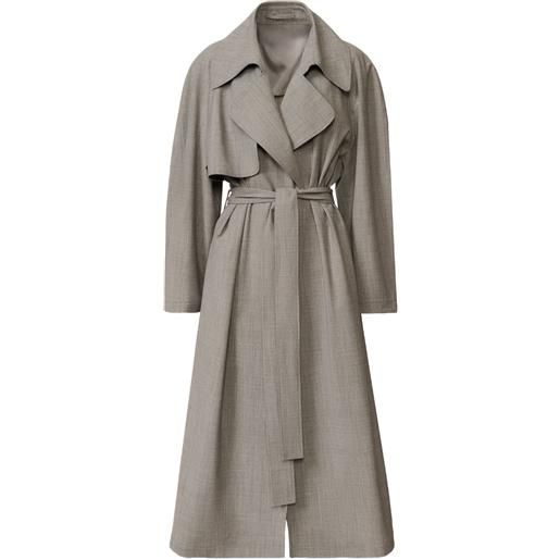 Fabiana Filippi trench con cintura - grigio