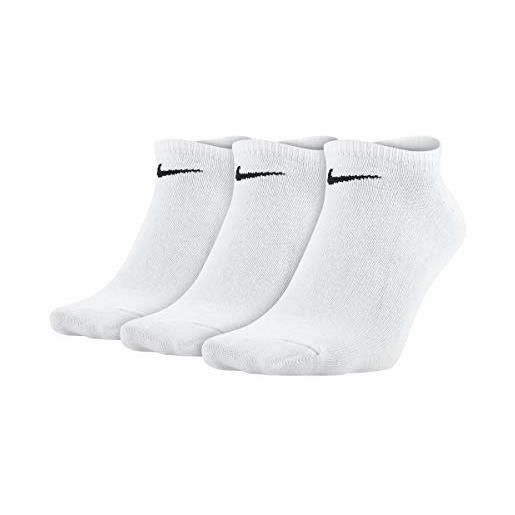 Nike sx7678-100 nike everyday lightweight calzini unisex adulto white/black taglia xl