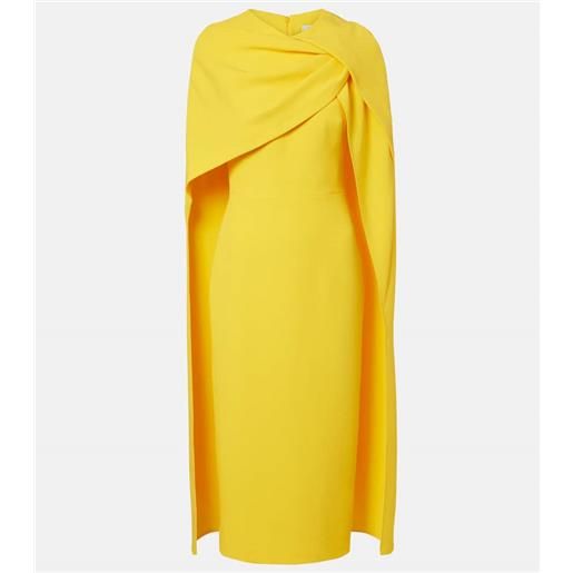 Safiyaa abito da cocktail oria lupin in crãªpe con mantella