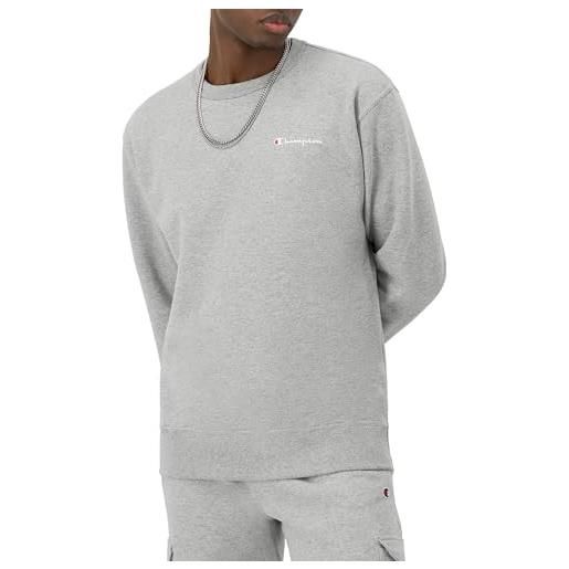 Champion powerblend - felpa da uomo grigio oxford. M