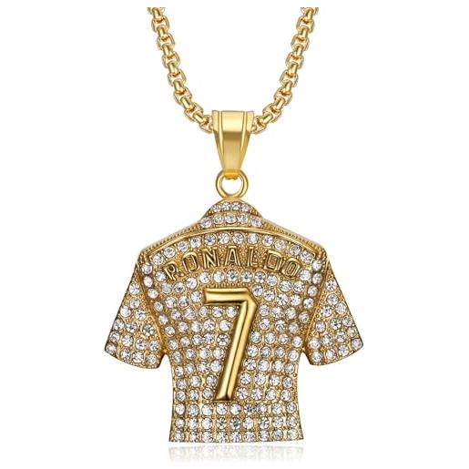 OUTLETISSIMO® COLLANA CATENA RAPPER LOVE SIMBOLO CIONDOLO PENDENTE UOMO DONNA NEW ET59