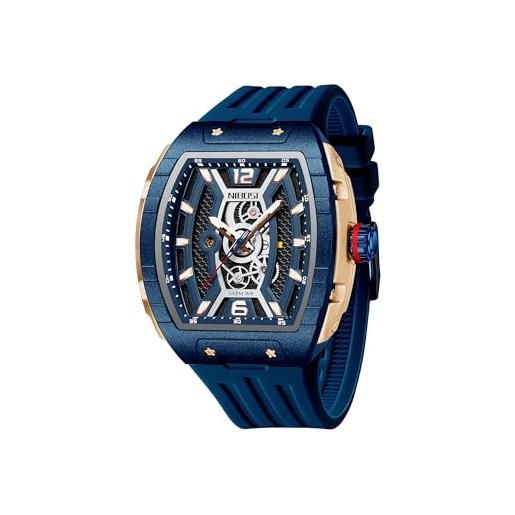 Orologio Uomo NAVIFORCE NF8070 – Cronografo Quadrato Al Quarzo – Cinturino In Silicone Nero - 2