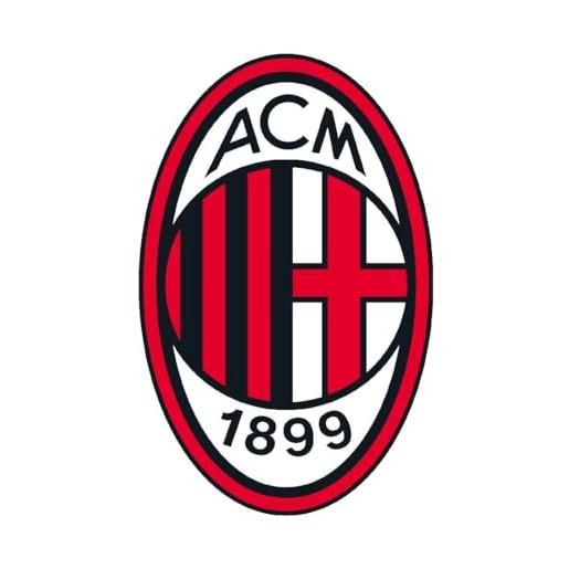 A.C. Milan - canotta training, canottiera da allenamento 2025/2026, prodotto ufficiale, adulto, nero, m