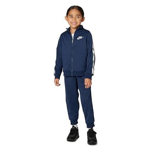 Nike full zip with logo tap set per bambini black 5/6 anni