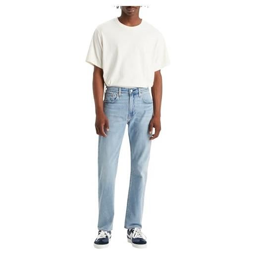 Levi's 502 taper, jeans uomo, the new blue ltwt, 32w / 30l