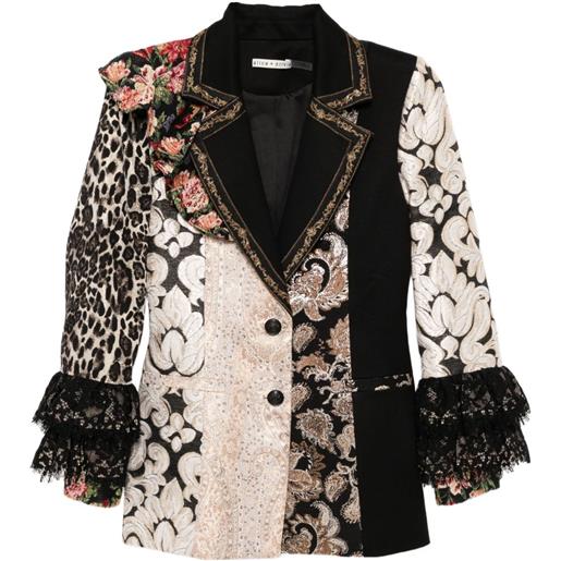 alice + olivia blazer faie - nero