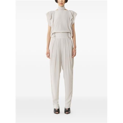 Lanvin blusa con ruches - toni neutri