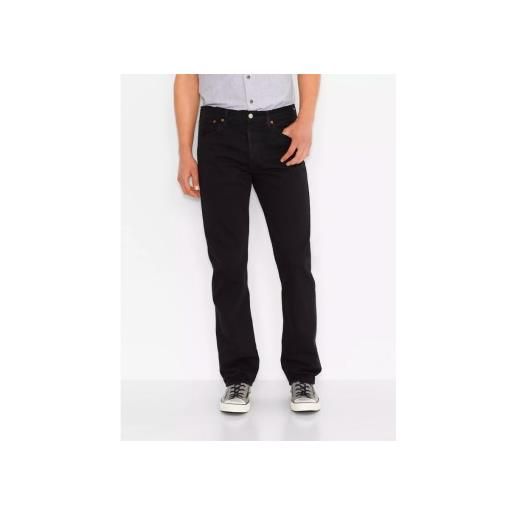 Levi's per uomo. 00501-0165 jeans 501 originali neri [2197253], nero, casual, cotone, denim, sostenibile